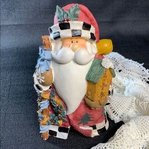 Santa With Gifts Figurine